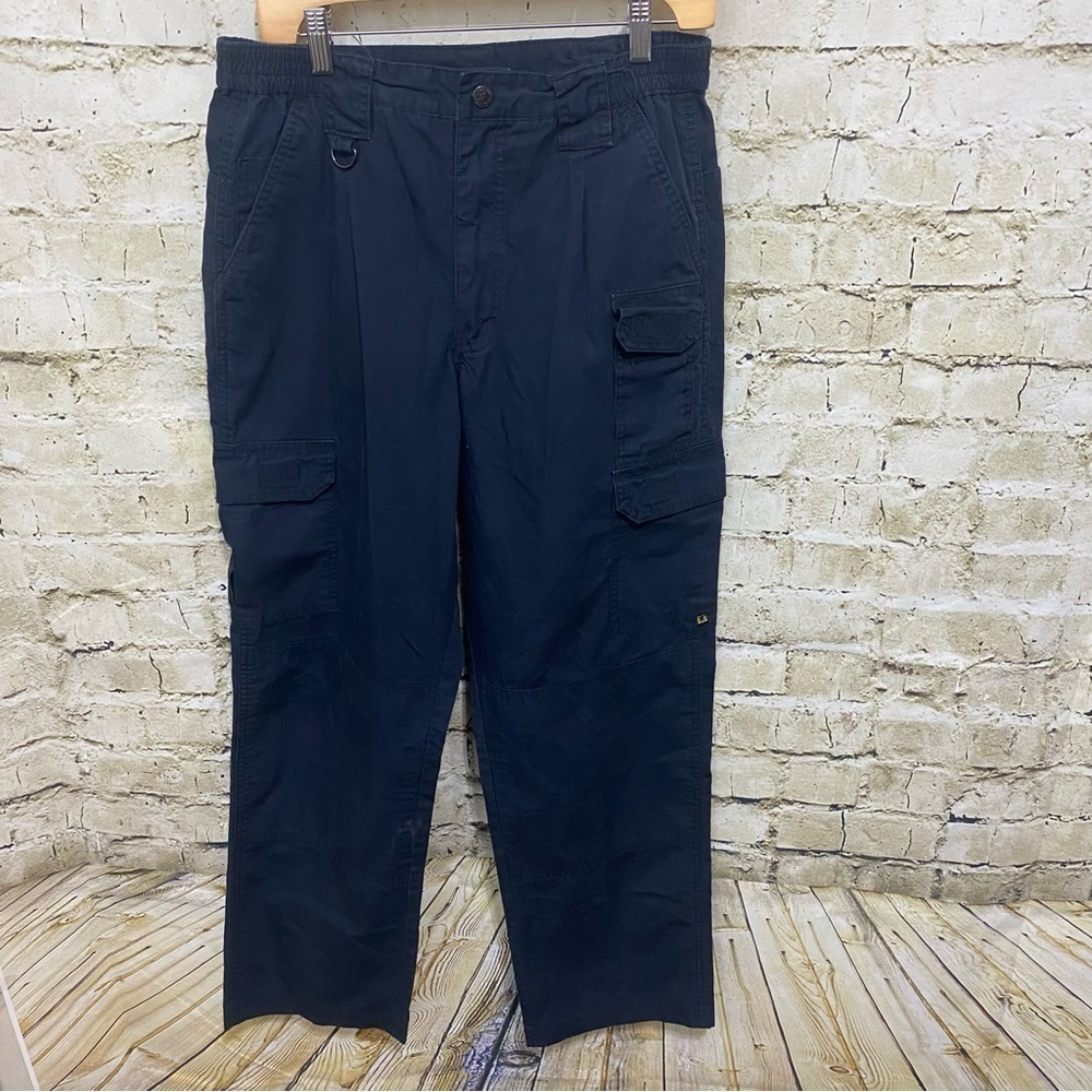 Propper Tactical Pants Cargo Military BDUs Navy Blue Adjustable Waist